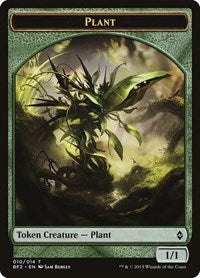 Plant Token (10) [Battle for Zendikar]