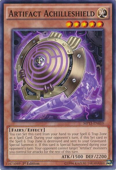 Artifact Achilleshield (MP15-EN010) [2015 Mega-Tins Mega Pack]