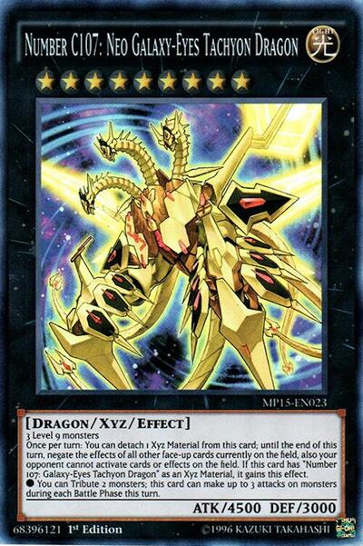 Number C107: Neo Galaxy-Eyes Tachyon Dragon (MP15-EN023) [2015 Mega-Tins Mega Pack]