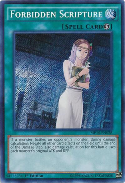 Forbidden Scripture (MP15-EN038) [2015 Mega-Tins Mega Pack]