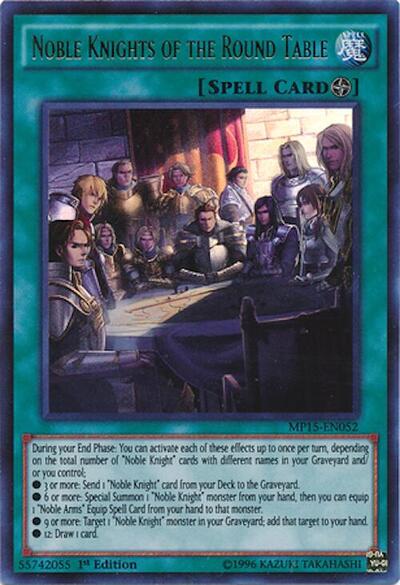 Noble Knights of the Round Table (MP15-EN052) [2015 Mega-Tins Mega Pack]