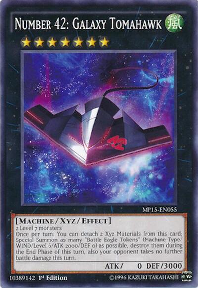 Number 42: Galaxy Tomahawk (MP15-EN055) [2015 Mega-Tins Mega Pack]