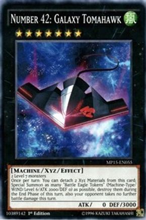 Number 42: Galaxy Tomahawk (MP15-EN055) - 2015 Mega-Tins Mega Pack 1st Edition
