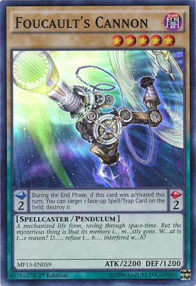 Foucault's Cannon (MP15-EN059) [2015 Mega-Tins Mega Pack]