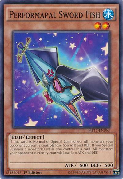 Performapal Sword Fish (MP15-EN063) [2015 Mega-Tins Mega Pack]