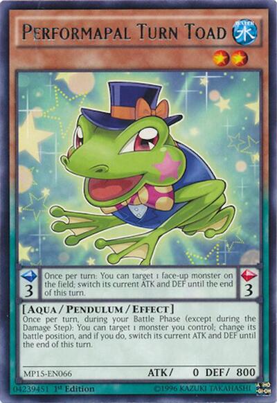 Performapal Turn Toad (MP15-EN066) [2015 Mega-Tins Mega Pack]