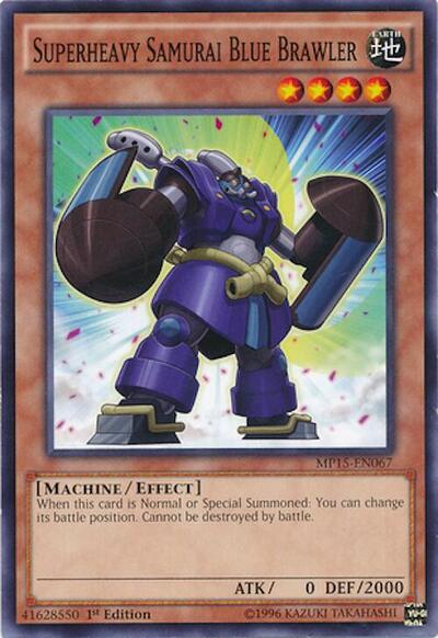 Superheavy Samurai Blue Brawler (MP15-EN067) [2015 Mega-Tins Mega Pack]