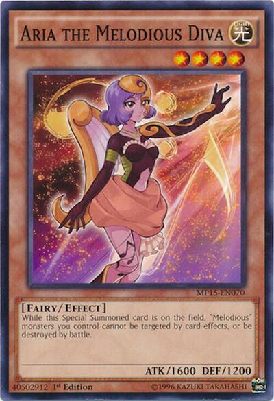 Aria the Melodious Diva (MP15-EN070) [2015 Mega-Tins Mega Pack]