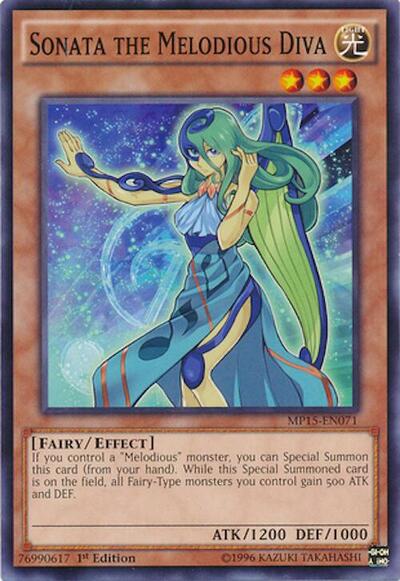 Sonata the Melodious Diva (MP15-EN071) [2015 Mega-Tins Mega Pack]
