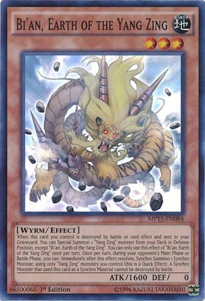 Bi'an, Earth of the Yang Zing (MP15-EN084) [2015 Mega-Tins Mega Pack]