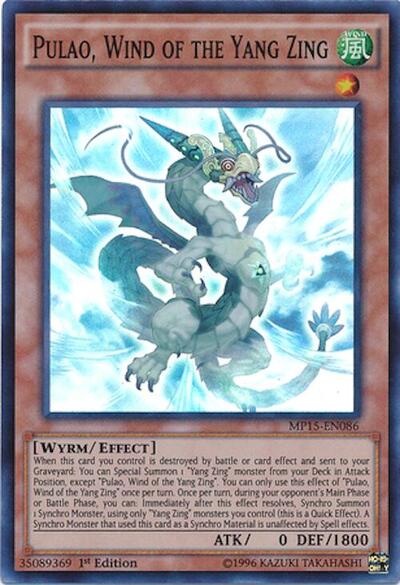 Pulao, Wind of the Yang Zing (MP15-EN086) [2015 Mega-Tins Mega Pack]
