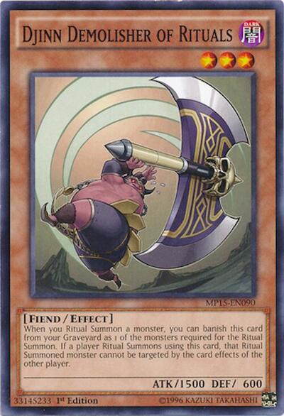 Djinn Demolisher of Rituals (MP15-EN090) [2015 Mega-Tins Mega Pack]