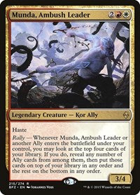Munda, Ambush Leader (215) [Battle for Zendikar]