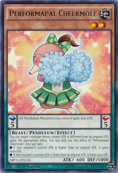 Performapal Cheermole (MP15-EN126) [2015 Mega-Tins Mega Pack]