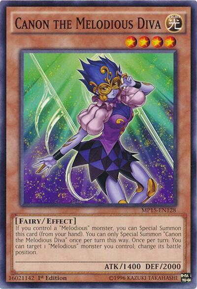 Canon the Melodious Diva (MP15-EN128) [2015 Mega-Tins Mega Pack]