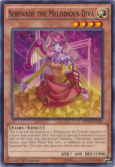 Serenade the Melodious Diva (MP15-EN129) [2015 Mega-Tins Mega Pack]