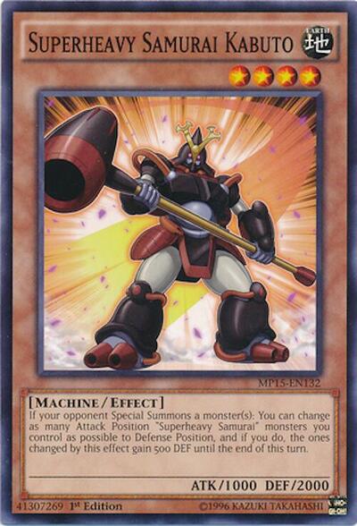 Superheavy Samurai Kabuto (MP15-EN132) [2015 Mega-Tins Mega Pack]