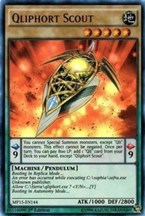 Qliphort Scout (MP15-EN144) - 2015 Mega-Tins Mega Pack 1st Edition