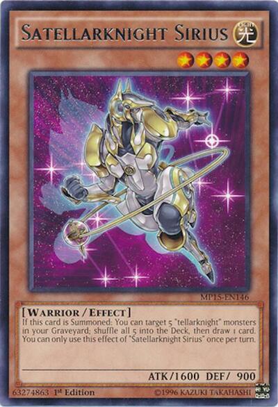 Satellarknight Sirius (MP15-EN146) [2015 Mega-Tins Mega Pack]