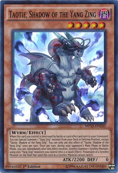 Taotie, Shadow of the Yang Zing (MP15-EN150) [2015 Mega-Tins Mega Pack]