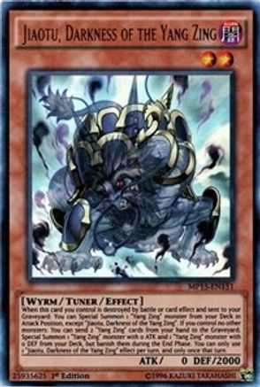 Jiaotu, Darkness of the Yang Zing (MP15-EN151) - 2015 Mega-Tins Mega Pack 1st Edition
