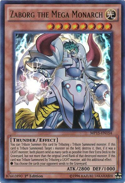 Zaborg the Mega Monarch (MP15-EN154) [2015 Mega-Tins Mega Pack]