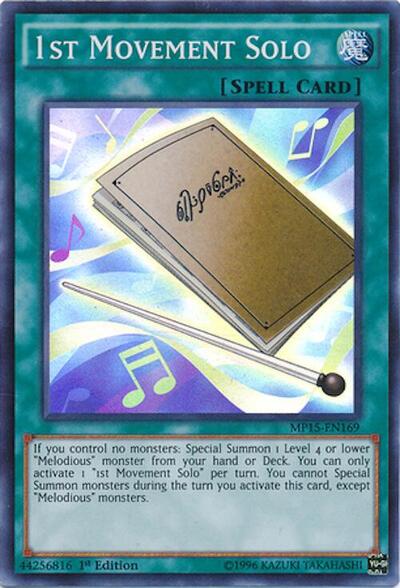 1st Movement Solo (MP15-EN169) [2015 Mega-Tins Mega Pack]