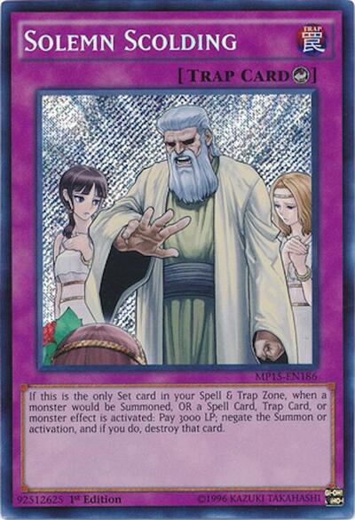 Solemn Scolding (MP15-EN186) [2015 Mega-Tins Mega Pack]