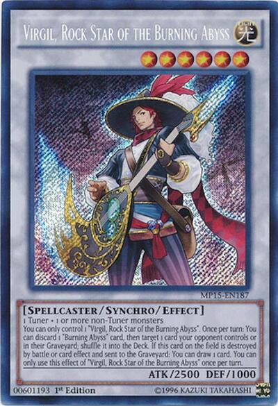 Virgil, Rock Star of the Burning Abyss (MP15-EN187) [2015 Mega-Tins Mega Pack]