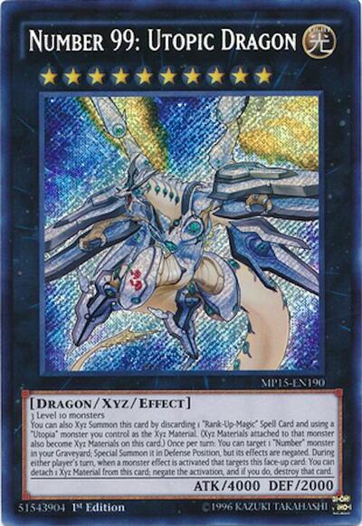 Number 99: Utopic Dragon (MP15-EN190) [2015 Mega-Tins Mega Pack]