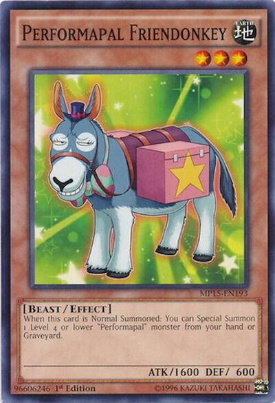 Performapal Friendonkey (MP15-EN193) [2015 Mega-Tins Mega Pack]