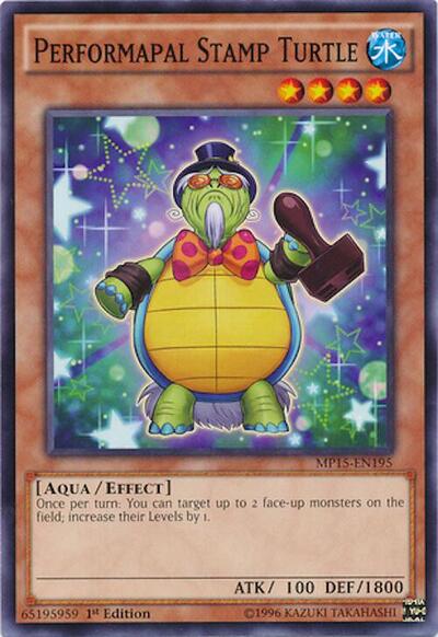 Performapal Stamp Turtle (MP15-EN195) [2015 Mega-Tins Mega Pack]