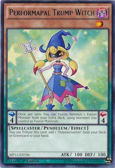 Performapal Trump Witch (MP15-EN196) [2015 Mega-Tins Mega Pack]