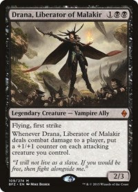 Drana, Liberator of Malakir (109) [Battle for Zendikar]