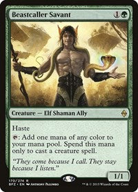Beastcaller Savant (170) [Battle for Zendikar]