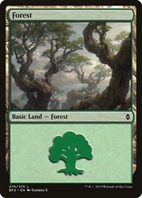 Forest (274) (274) [Battle for Zendikar]