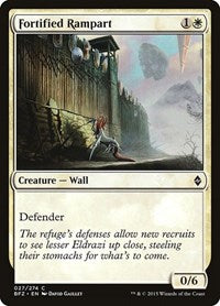 Fortified Rampart (27) [Battle for Zendikar]