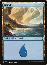 Island (255) (255) [Battle for Zendikar]