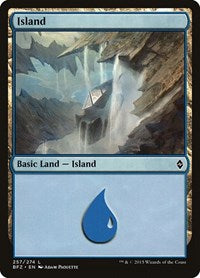 Island (257) (257) [Battle for Zendikar]