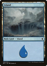 Island (259) (259) [Battle for Zendikar]