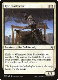 Kor Bladewhirl (34) [Battle for Zendikar]