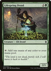 Lifespring Druid (177) [Battle for Zendikar]