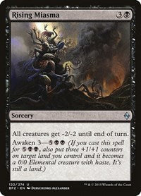 Rising Miasma (122) [Battle for Zendikar]
