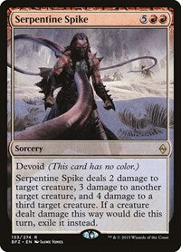 Serpentine Spike (133) [Battle for Zendikar]