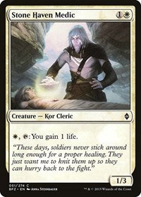 Stone Haven Medic (51) [Battle for Zendikar]
