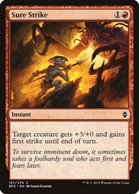 Sure Strike (157) [Battle for Zendikar]