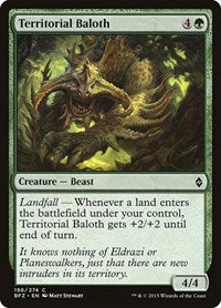 Territorial Baloth (196) [Battle for Zendikar]