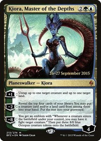 Kiora, Master of the Depths (213) [Prerelease Cards]