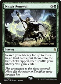 Nissa's Renewal (180) [Prerelease Cards]