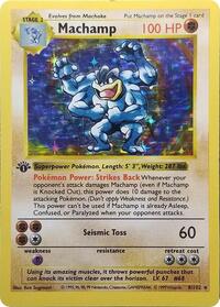 Machamp - 8/102 (Base Set Shadowless) (008/102) [Deck Exclusives]